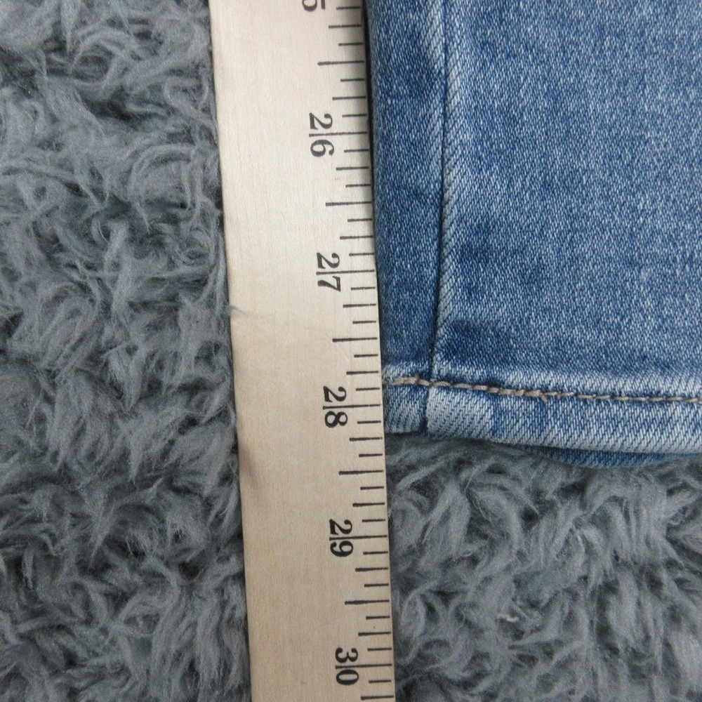 JustUSA Jeans Womens 28P/6P Blue Mid Rise Cargo Wide Leg Relaxed Denim 29x28* - Picture 9 of 16